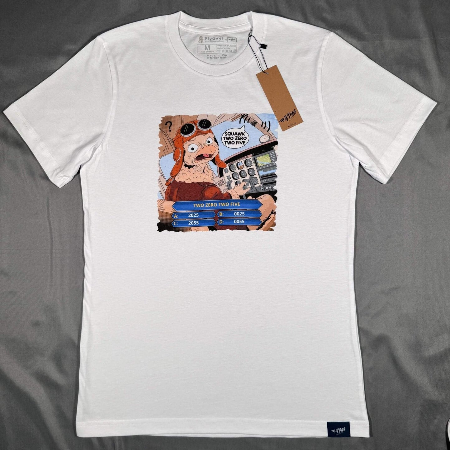 SQUAWK 2025 PREMIUM TEE CAPTAIN STRAUSS