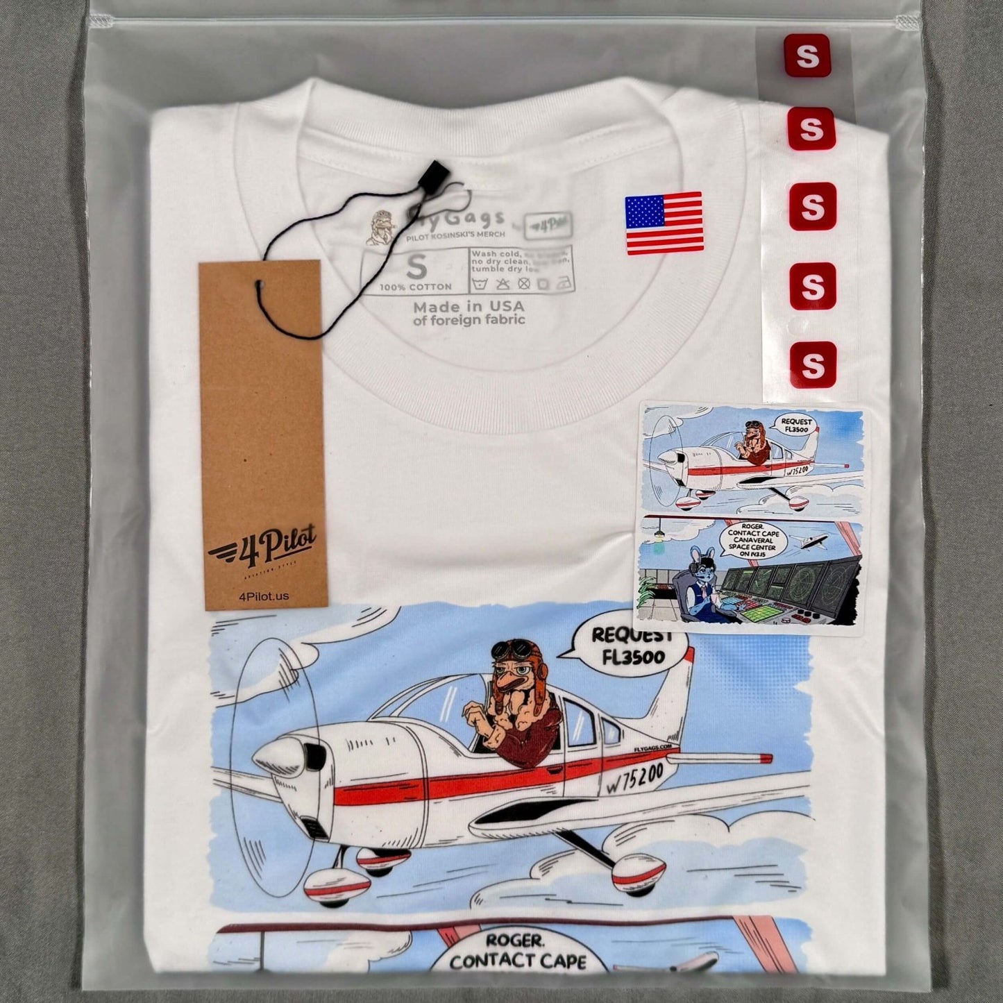 FL3500 PREMIUM TEE CAPTAIN STRAUSS