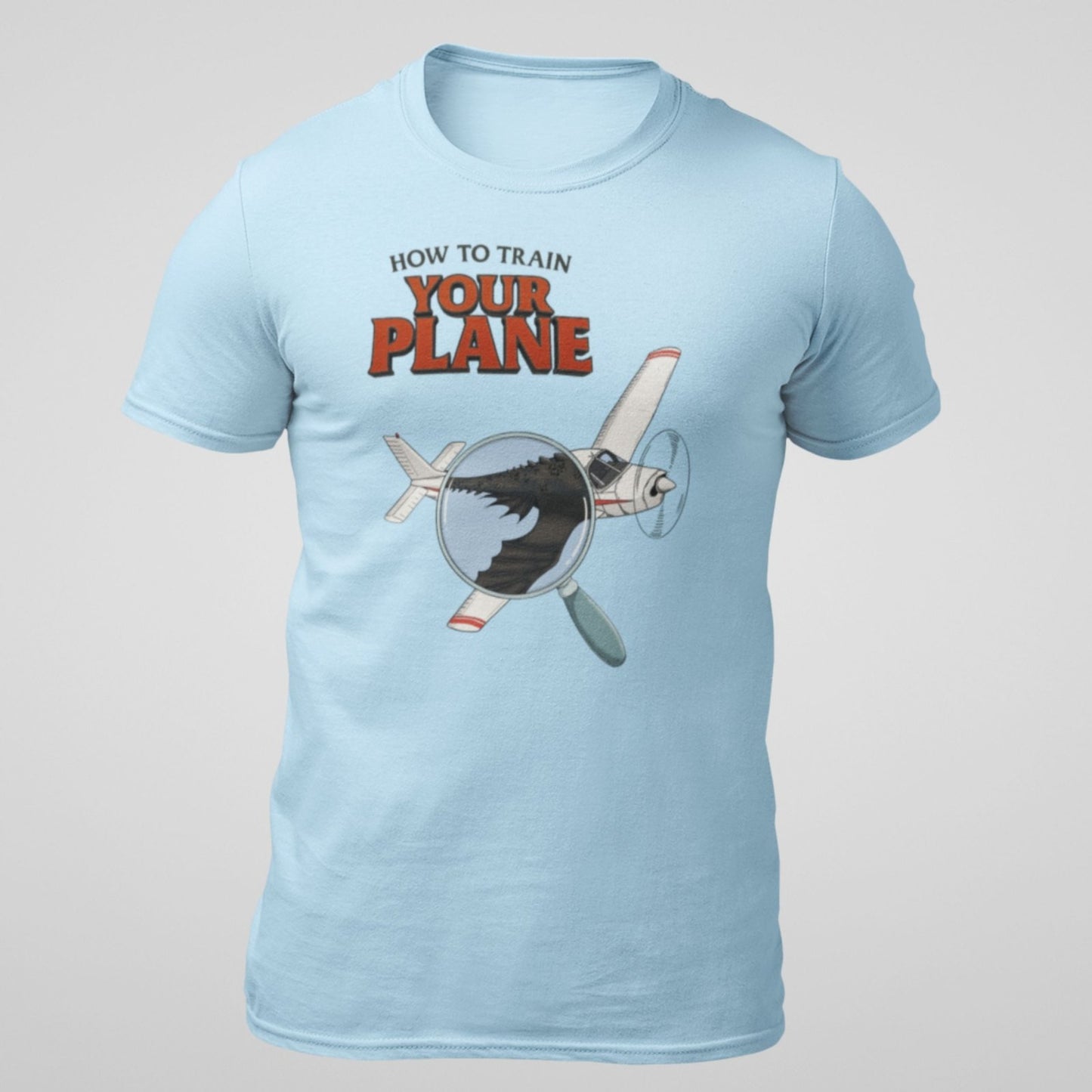 HOW TO TRAIN YOUR PLANE regular tee | THE PARODY HANGAR