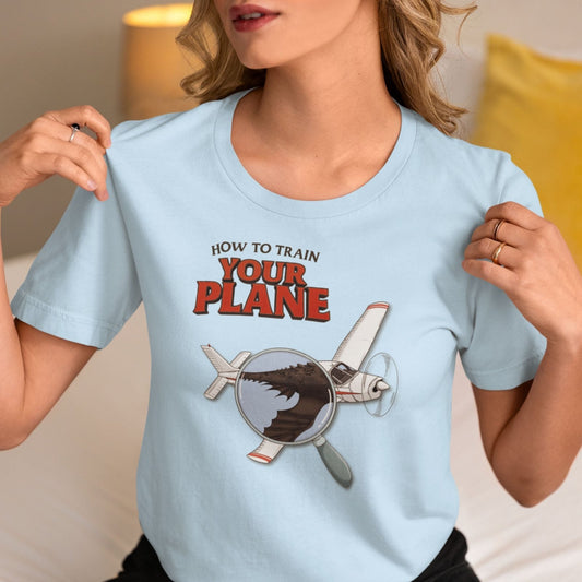 HOW TO TRAIN YOUR PLANE regular tee | THE PARODY HANGAR