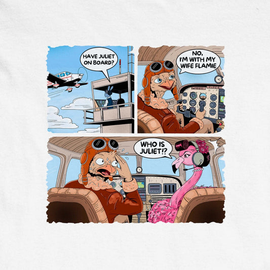 WHO IS JULIET? (Ver. 2) REGULAR TEE PILOT COMICS