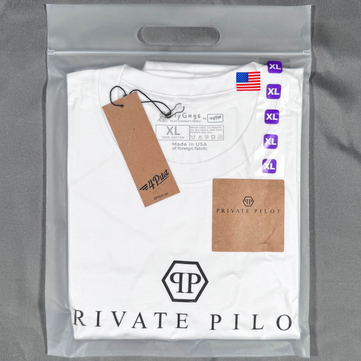 PRIVATE PILOT PREMIUM TEE THE PARODY HANGAR
