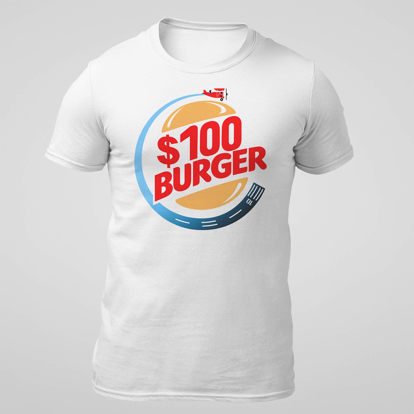 $100 BURGER REGULAR TEE THE PARODY HANGAR