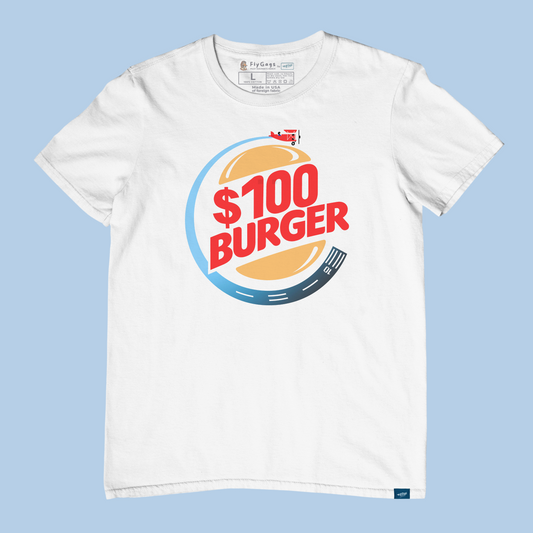 "$100 BURGER" THE PARODY HANGAR PREMIUM T‑SHIRT