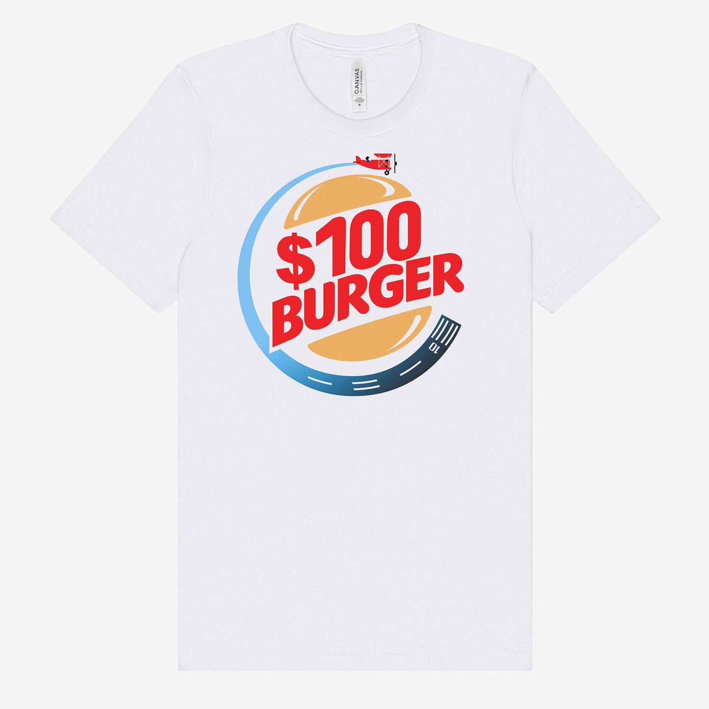 $100 BURGER REGULAR TEE THE PARODY HANGAR