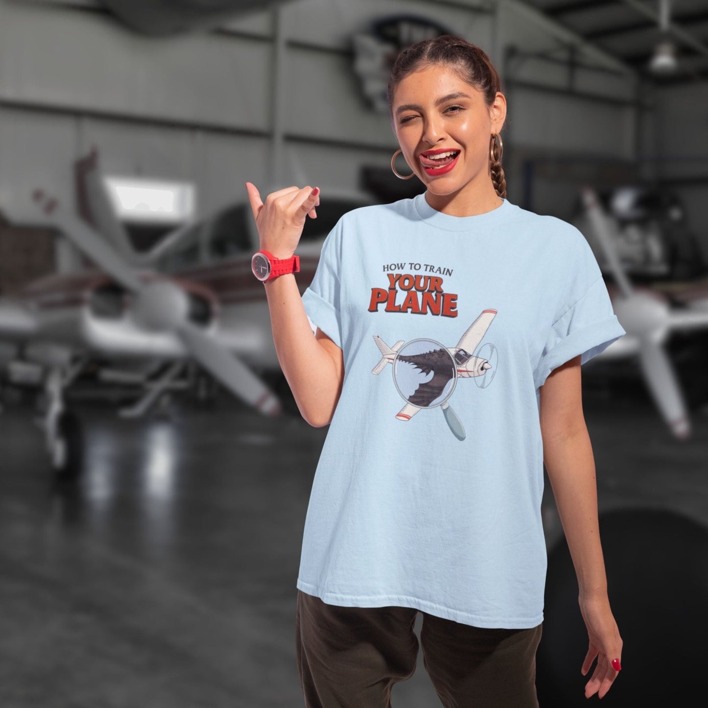 HOW TO TRAIN YOUR PLANE regular tee | THE PARODY HANGAR