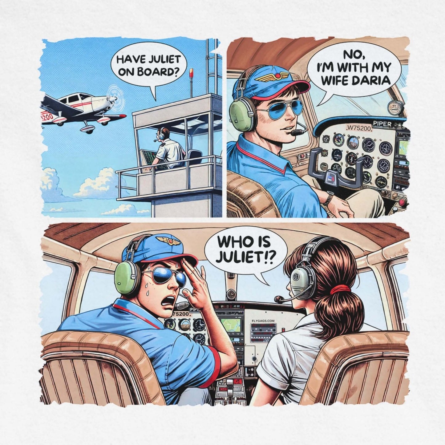 WHO IS JULIET? REGULAR TEE PILOT COMICS