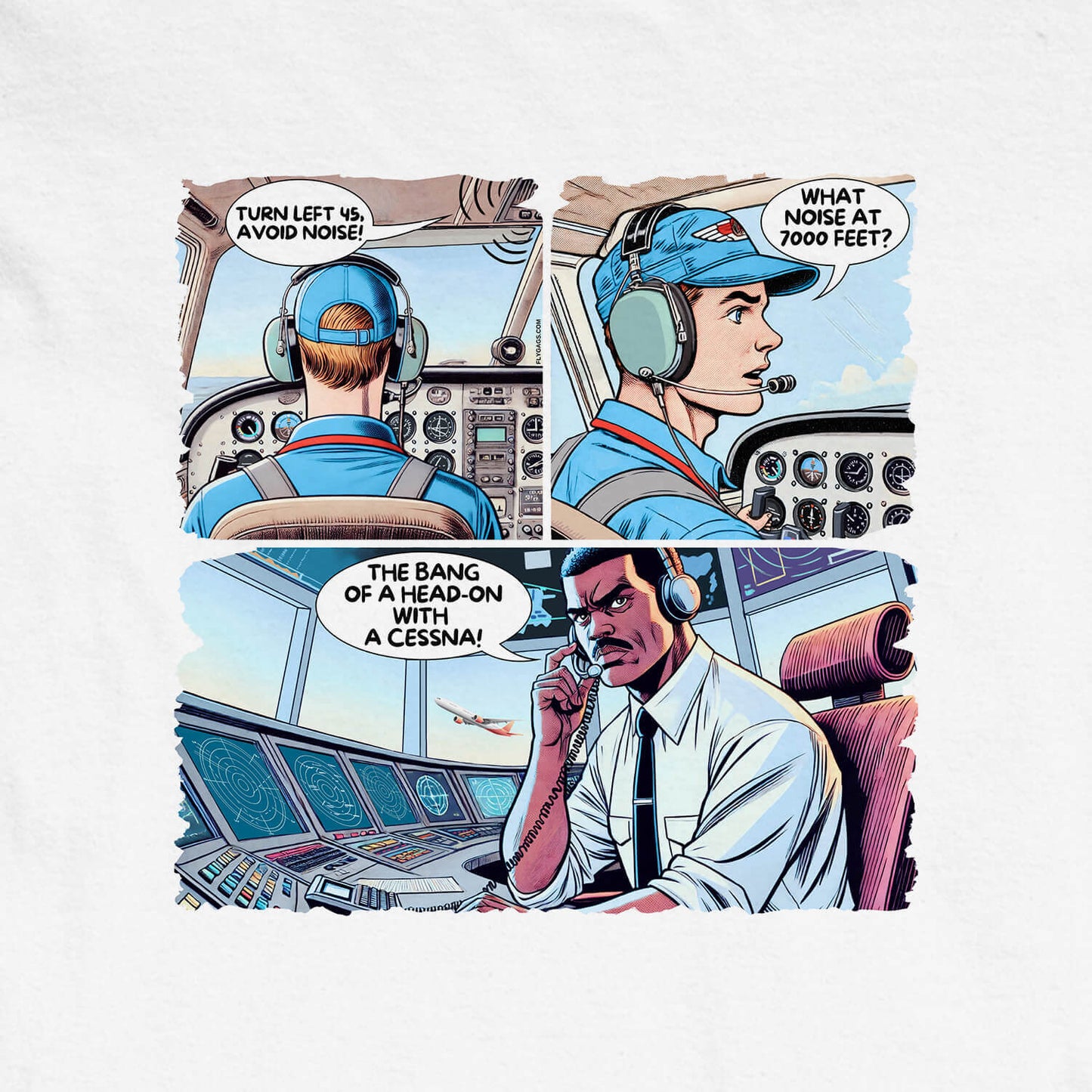 THE NOISE REGULAR TEE PILOT COMICS