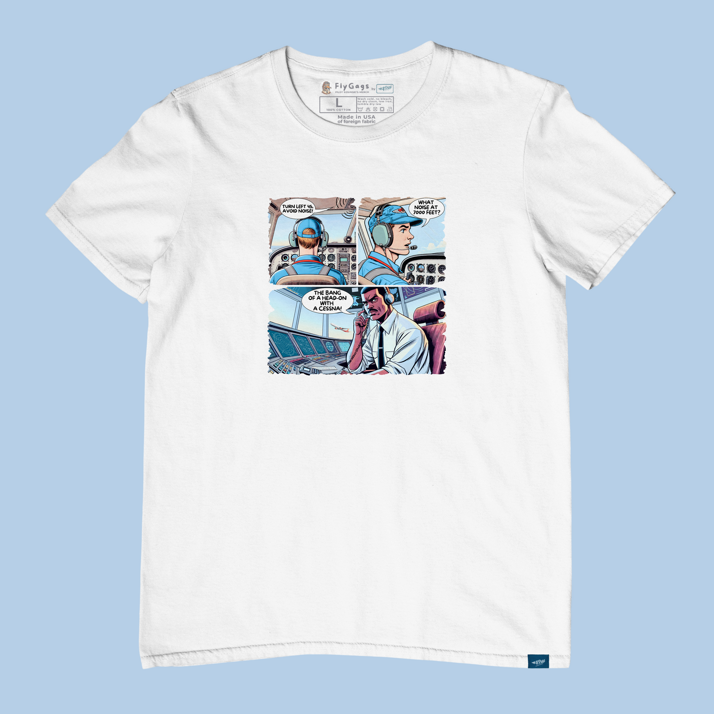 "THE NOISE" CLASSIC PILOT COMICS PREMIUM T‑SHIRT