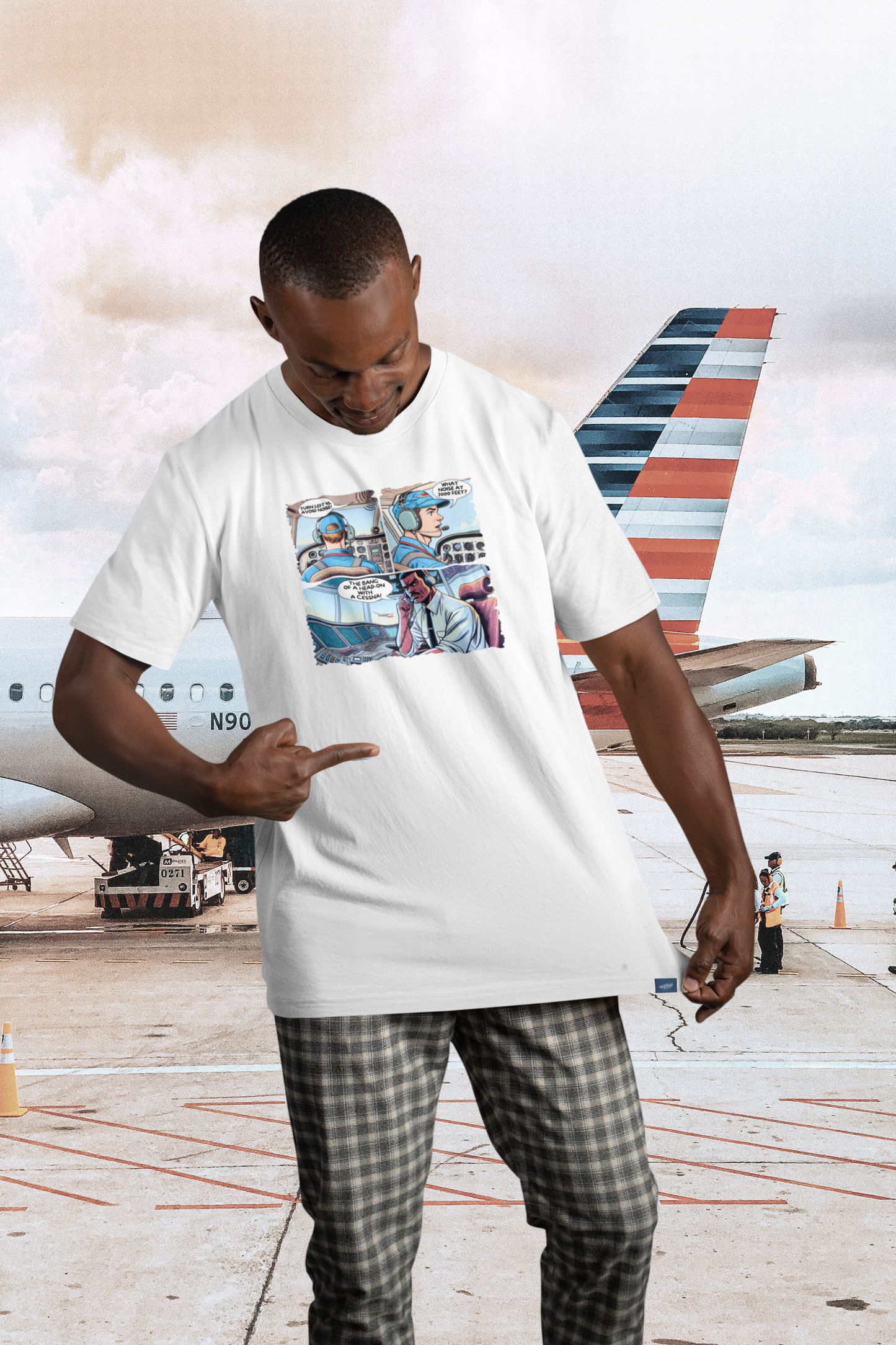 "THE NOISE" CLASSIC PILOT COMICS PREMIUM T‑SHIRT