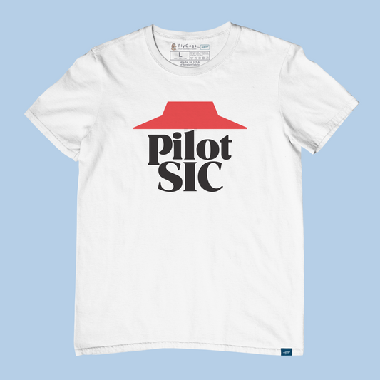 "PILOT SIC" THE PARODY HANGAR PREMIUM T‑SHIRT