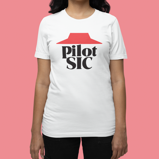 "PILOT SIC" THE PARODY HANGAR T‑SHIRT