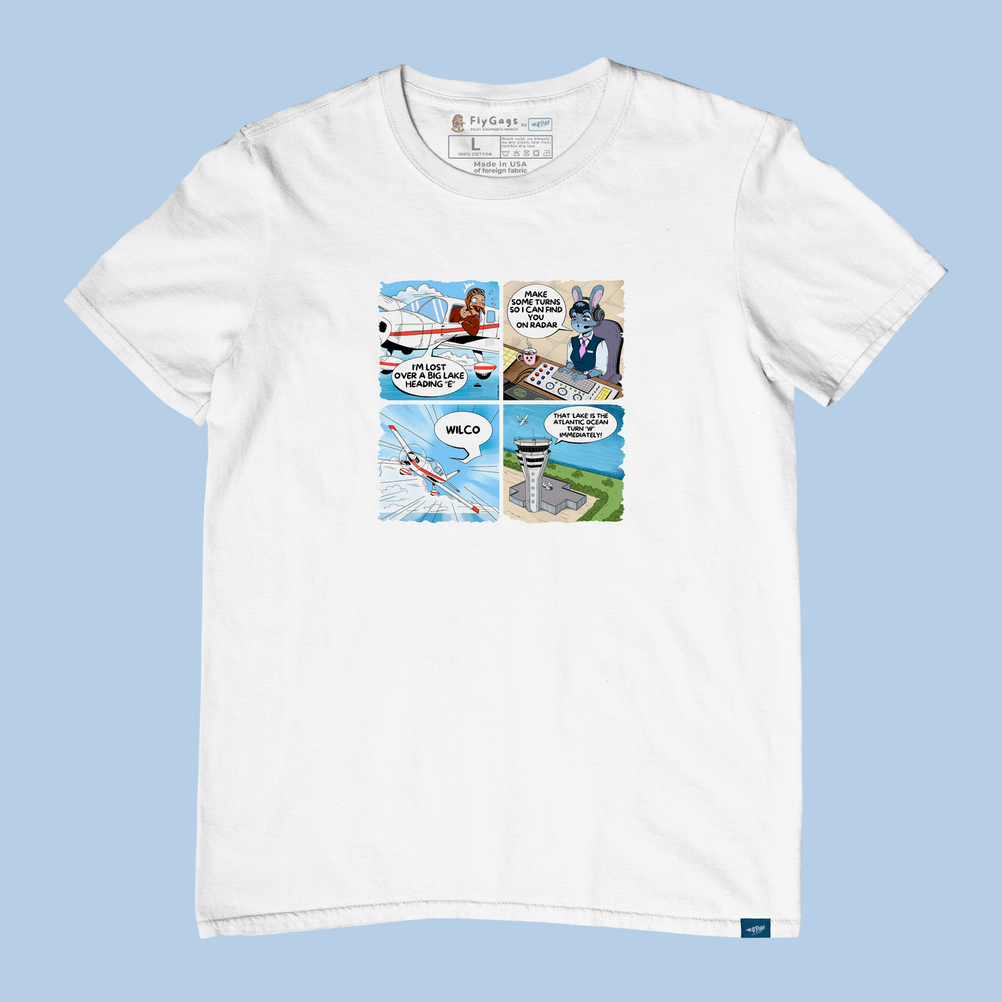 "THAT LAKE IS THE OCEAN" CAPTAIN STRAUSS PREMIUM T‑SHIRT