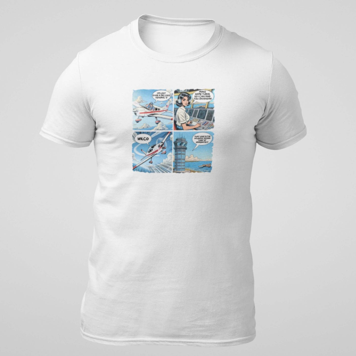 THAT LAKE IS THE OCEAN REGULAR TEE PILOT COMICS