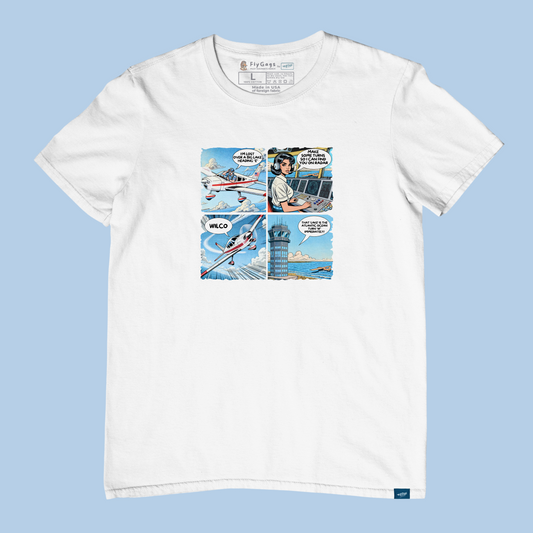 "THAT LAKE IS THE OCEAN" CLASSIC PILOT COMICS PREMIUM T‑SHIRT