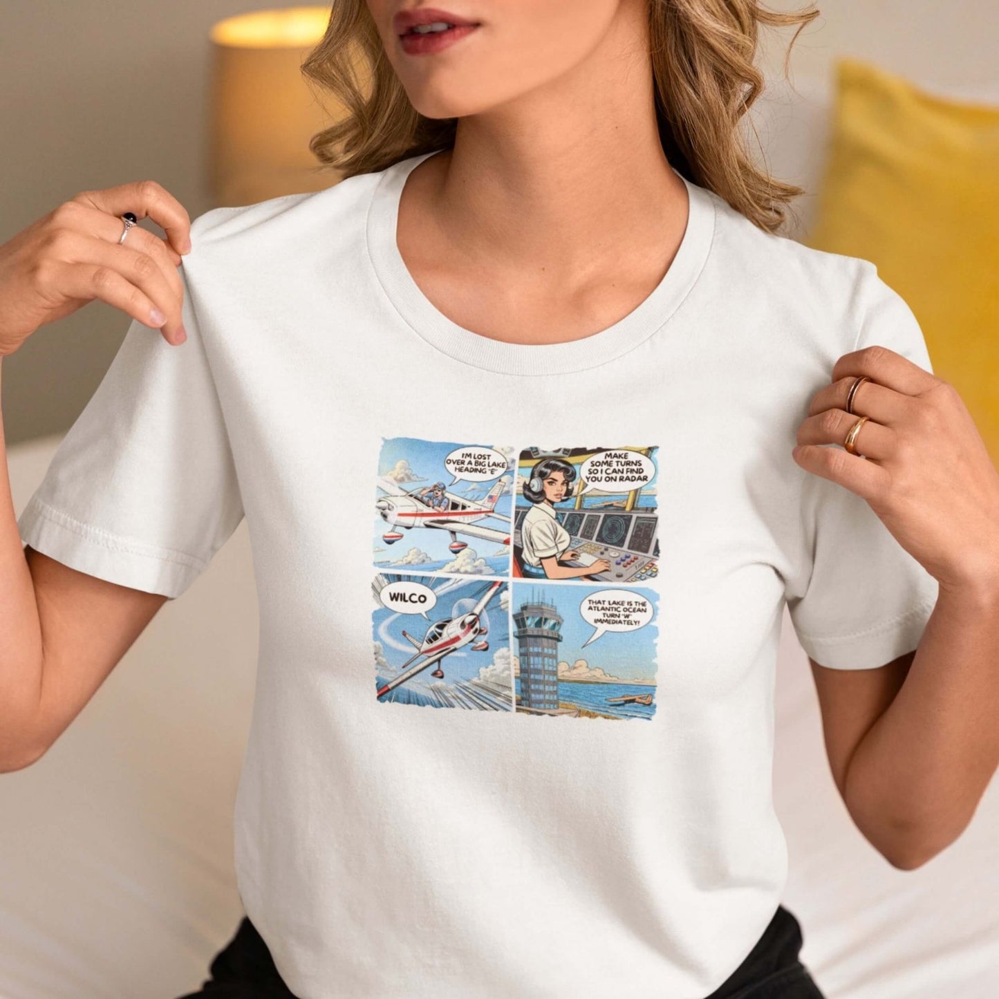 THAT LAKE IS THE OCEAN REGULAR TEE PILOT COMICS