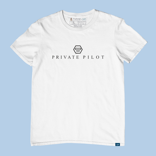 "PRIVATE PILOT" THE PARODY HANGAR PREMIUM T‑SHIRT