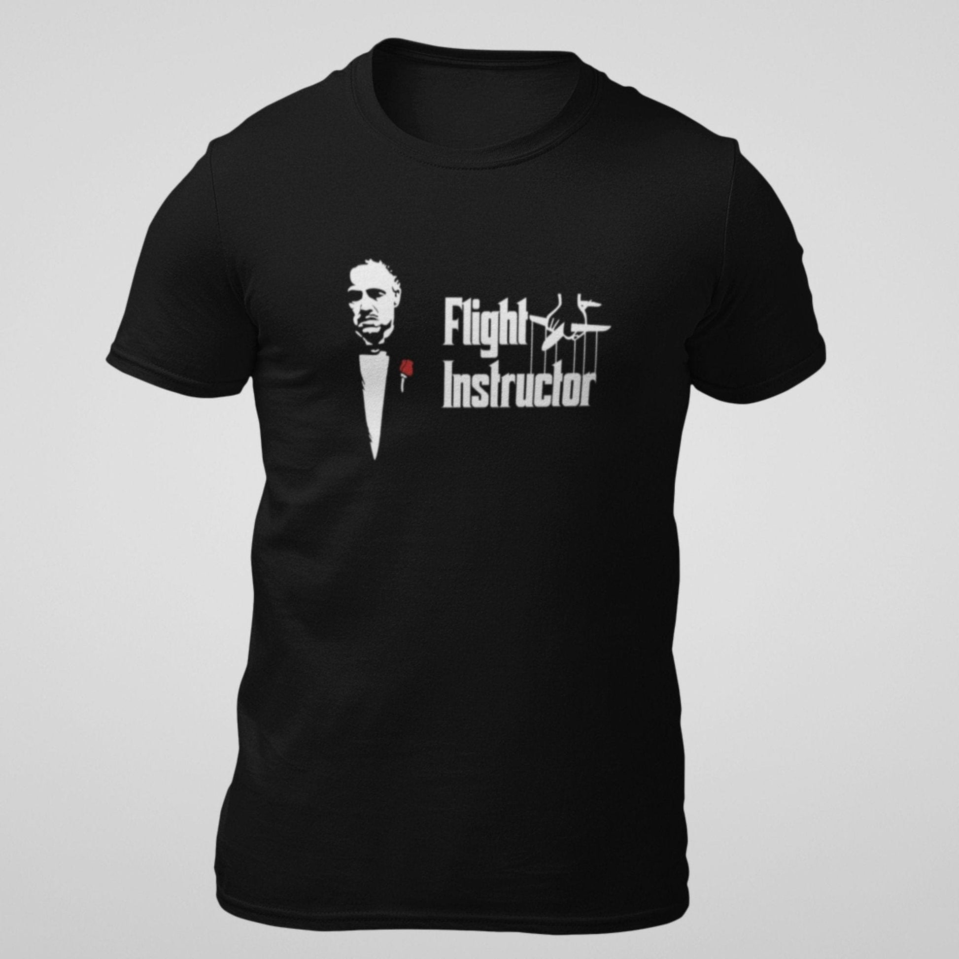 "FLIGHT INSTRUCTOR" TEE, STD, THE PARODY HANGAR COLLECTION GENERAL AVIATION T-SHIRT FOR PILOT PILOT GIFT