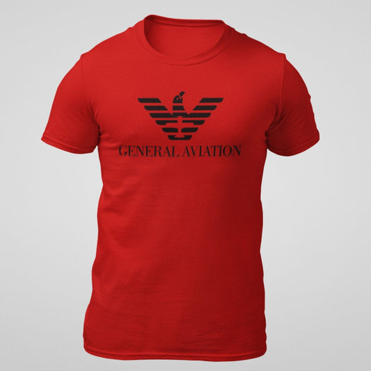 "GENERAL AVIATION" STD TEE THE PARODY HANGAR COLLECTION GENERAL AVIATION T-SHIRT FOR PILOT PILOT GIFT