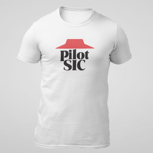 "PILOT SIC" TEE, STD, THE PARODY HANGAR COLLECTION GENERAL AVIATION T-SHIRT FOR PILOT PILOT GIFT