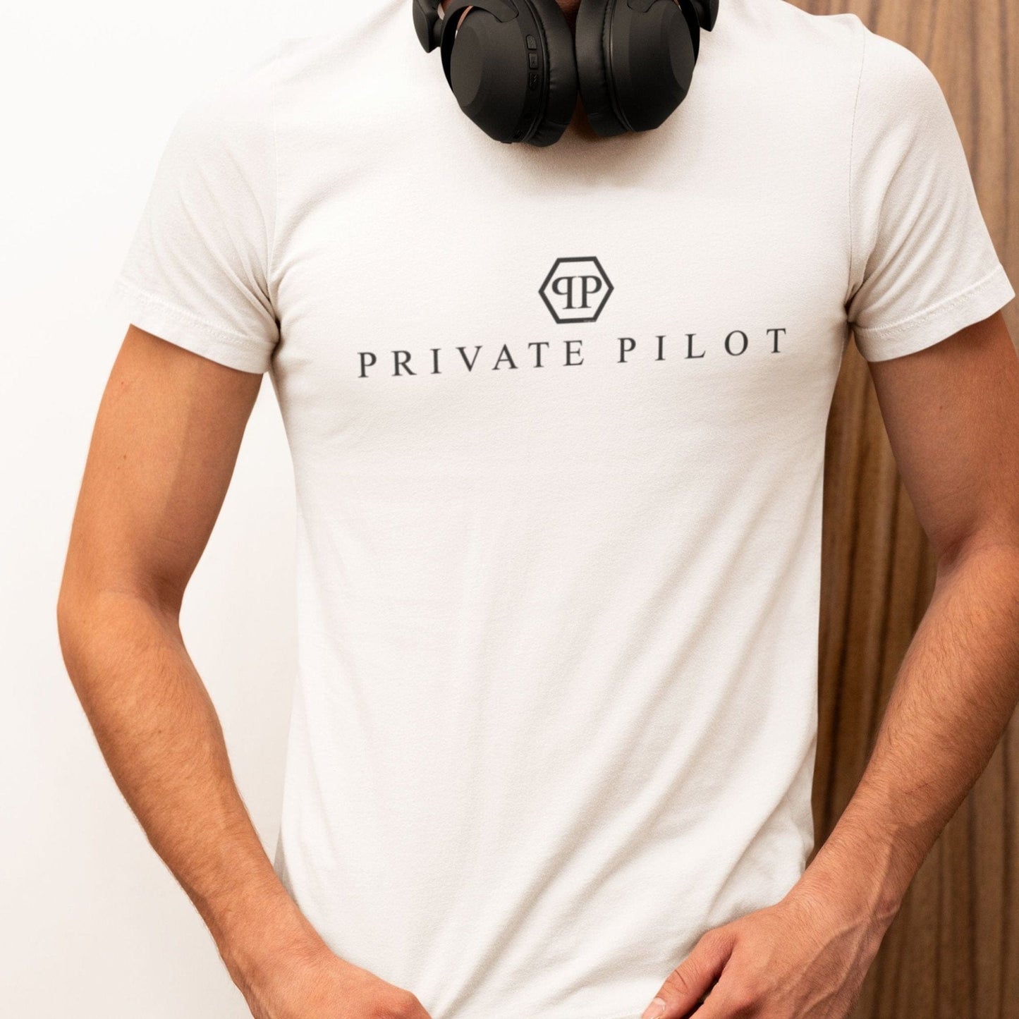 "PRIVATE PILOT" TEE, STD, THE PARODY HANGAR COLLECTION GENERAL AVIATION T-SHIRT FOR PILOT S / White PILOT GIFT