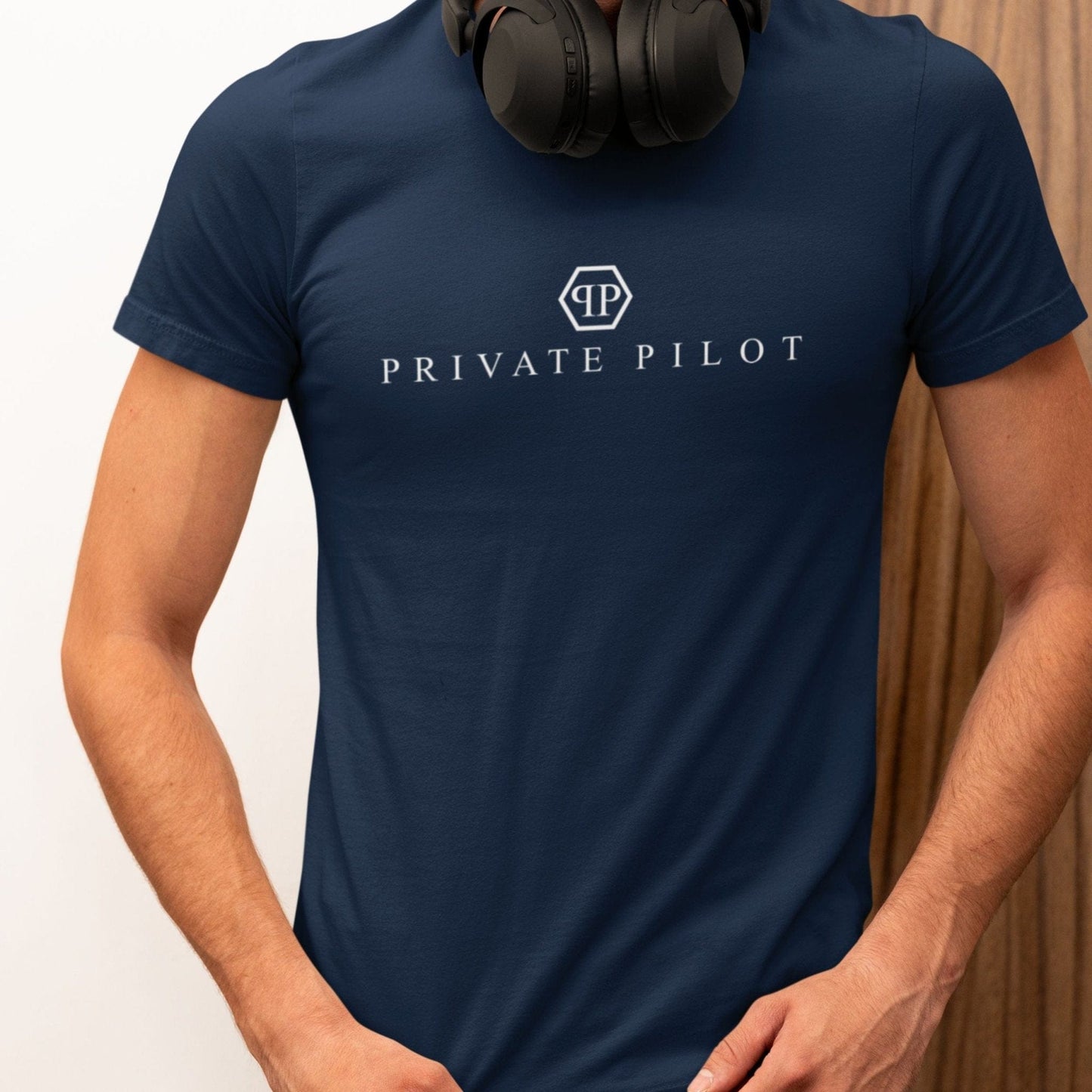 "PRIVATE PILOT" TEE, STD, THE PARODY HANGAR COLLECTION GENERAL AVIATION T-SHIRT FOR PILOT S / NAVY PILOT GIFT